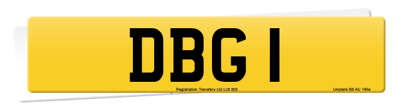 Registration number DBG 1